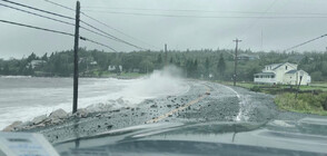Ураганът "Лий" достигна бреговете на Нова Скотия (ВИДЕО)