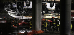 МВнР за инцидента с автобус в Италия: Няма българи сред жертвите и ранените (ВИДЕО)