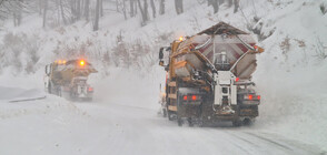 Затвориха Беклемето за камиони заради силен снеговалеж