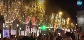 Запалиха светлините на коледната украса на "Шанз-Елизе"