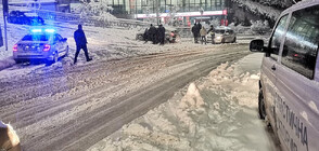 Няколко населени места останаха без ток заради снега