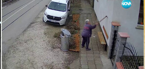 Възрастна жена напада съседи с железни колове и мотика (ВИДЕО)