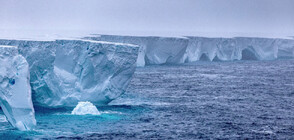 Фотограф засне най-големия айсберг в света (ВИДЕО)