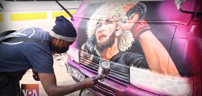 Графити вдъхват нов живот на бусове и мотопеди в Кения (ВИДЕО)