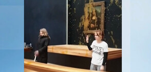 Екоактивисти заляха със супа „Мона Лиза“ в Лувъра (ВИДЕО)