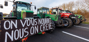 Фермери и таксиметрови шофьори блокираха Париж (ВИДЕО+СНИМКИ)