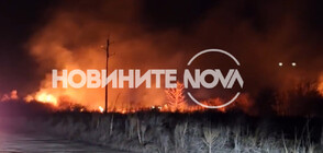 Пожар гори край старозагорското село Виден