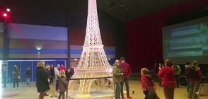 Французин създаде най-високата Айфелова кула… от кибритени клечки (ВИДЕО)