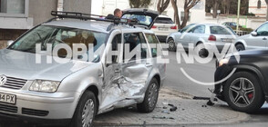 Катастрофа в центъра на Стара Загора: Пострадали са пешеходка и пътник