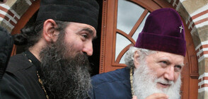 Архимандрит Никанор отдаде почит на покойния патриарх Неофит