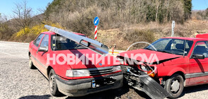 Катастрофа затруднява движението по пътя Велико Търново - Габрово (СНИМКА)