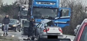 Тир и кола се удариха на пътя Враца - Оряхово, две жени загинаха (ВИДЕО)