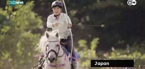 Японските традиции при конната стрелба с лък (ВИДЕО)