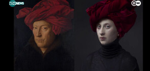 Екип баща и дъщеря: Семейство пресъздава исторически портрети с подръчни материали (ВИДЕО)