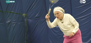98-годишна американка играе тенис, плува и се превръща в инфлуенсър (ВИДЕО)
