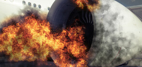 Поредна катастрофа с Boeing: Шокиращи кадри показат пътници, бягащи от горящ самолет (ВИДЕО+СНИМКИ)