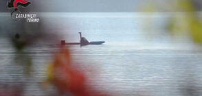 При тестове в италиански води: Заловиха подводница, предназначена за трафик на дрога (ВИДЕО)