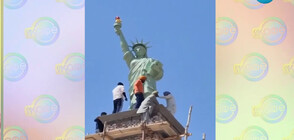 Мъж построи Статуята на свободата на покрива си, след като САЩ му отказаха виза