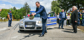 Стоянов предостави полицейски автомобил за нуждите на участъка в Балван