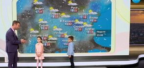 В ролята на синоптици: Деца представиха прогнозата за времето по NOVA (ВИДЕО)