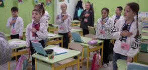 Как преминава един учебен ден в подземното училище в Харков (ВИДЕО)