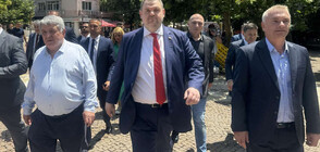 Делян Пеевски, председател на ДПС, посети Търговище