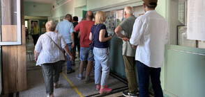 Пловдичани чакат по един час на опашки за гласуване
