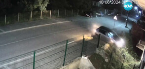 Кола изхвърча от пътя и се приземи в двора на къща в Годеч (ВИДЕО)