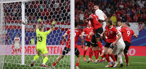 Турция удържа Австрия в зрелищен мач, защитник отвоюва два гола
