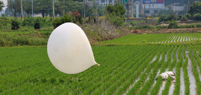 КНДР спусна балони с боклук близо до президентския комплекс на Южна Корея (ВИДЕО+СНИМКИ)