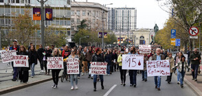 Антиправителствен протест в Белград след трагедията в Нови Сад (ВИДЕО+СНИМКИ)