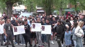 Протест пред полицията в Хасково след убийството на 18-годишната Магдалена