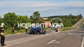 Катастрофа край Хасково, няколко души са в болница