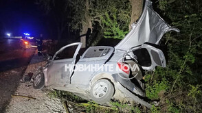 Кола се заби в дърво в Шуменско, двама младежи пострадаха (СНИМКИ)