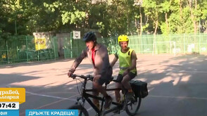 „Дръжте крадеца”: Върнаха откраднатия велосипед на незрящия ултрамаратонец Виктор Асенов