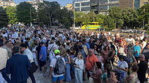 Протест във Варна в подкрепа на кмета Благомир Коцев