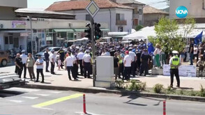 Горски служители блокираха движението на Е79 през Кресна