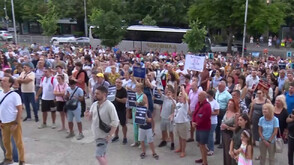 Протести в подкрепа на кмета Благомир Коцев в София и Варна (ВИДЕО+СНИМКИ)