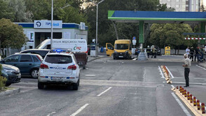 Силен взрив на бензиностанция в Бургас, жена е пострадала (СНИМКИ)