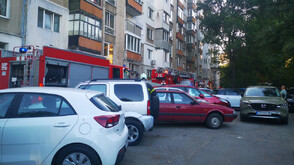 Пожар наложи евакуацията на блок в столичния квартал „Стрелбище“