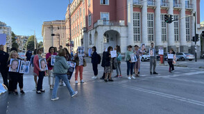 Протест пред Съдебната палата в Плевен преди заседание по делото „Сияна”