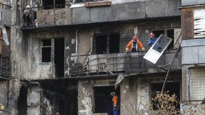 11 ранени, сред тях и бременна жена, при масирани руски удари срещу Киев