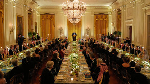 Роналдо и Илон Мъск - на вечеря в Белия дом с Тръмп и саудитския престолонаследник (СНИМКИ)