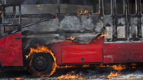 Автобус се запали на пътя Айтос – Бургас