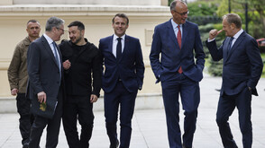 Лидерите на Германия, Франция и Великобритания обсъдиха американския план за Украйна с Володимир Зеленски