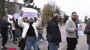 Протест във видинското село Дреновец срещу трафика на тирове