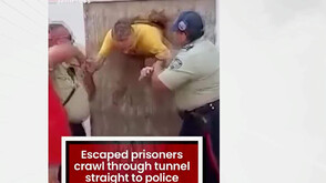 Затворници прокопаха дупка в стена, за да избягат (ВИДЕО)