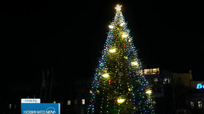 Коледната елха в Русе грейна с детска енергия и послание за доброта