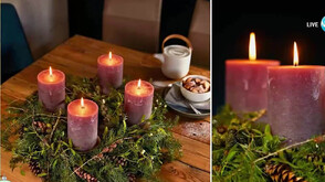 Откъде идва коледният венец с четирите свещи