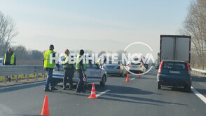 Серия от верижни катастрофи предизвикаха тапи на АМ "Хемус" (СНИМКИ)